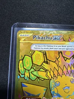 Pokemon TCG Prismatic Evolutions Gold Pikachu ex Hyper Rare *** 179/131 (B) - Image 2