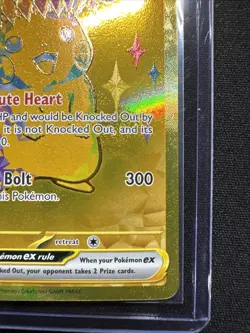 Pokemon TCG Prismatic Evolutions Gold Pikachu ex Hyper Rare *** 179/131 (B) - Image 4