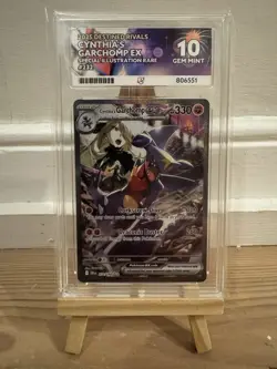 Pokemon TCG Cynthia's Garchomp EX Card 232/182 Destined Rivals Ace 10 - Image 1