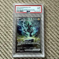 2025 Pokemon Black Bolt Zekrom ex Special Illustration Rare #166/086 PSA 9 - Image 1