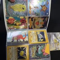 Pokemon Binder Vintage Lot Topps Holo Neo genesis Card List - Image 4
