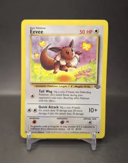 Pokemon TCG Eevee 51/64 Jungle Regular LP - Image 1