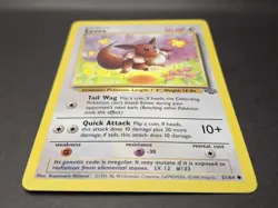 Pokemon TCG Eevee 51/64 Jungle Regular LP - Image 2