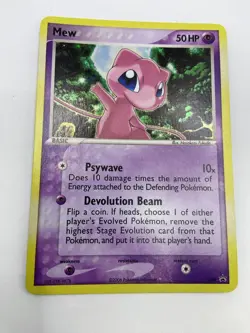 2006 Black Star Promo Mew 040 Holo Pokemon Card - Image 1