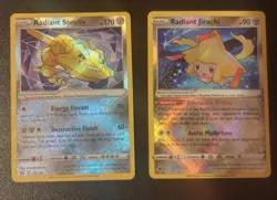 Pokemon Radiant (4) Card Bundle- Sneasler, Hawlucha, Steelix, Jirachi w/ 3 Bonus - Image 4