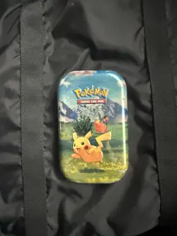 Pokemon TCG Ascended Heroes Mini Tin Pikachu Art - Image 1