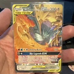 Pokemon Moltres & Zapdos & Articuno GX TAG TEAM Hidden Fates Ultra Rare 44/68 3… - Image 4