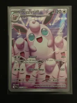 Pokemon TCG Phantasmal Flames Wigglytuff 105/094 Illustration Rare Full Art - Image 1