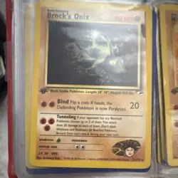 Pokemon Brock's Onix Gym Heroes 21/132 1st Edition Regular 70 HP Rare English - Image 1