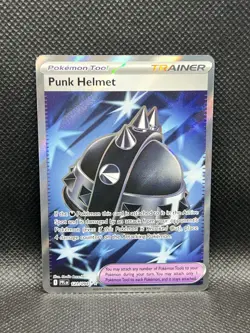 Punk Helmet 121/094 ULTRA RARE HOLO Phantasmal Flames Me02 Pokemon English Foil - Image 3