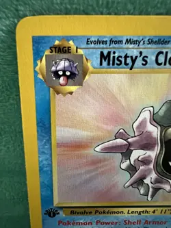 Pokemon TCG Misty's Cloyster Gym Heroes 1st Edition Rare 29/132 WOTC - Image 3