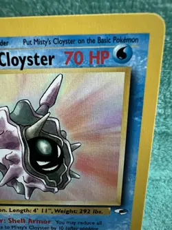 Pokemon TCG Misty's Cloyster Gym Heroes 1st Edition Rare 29/132 WOTC - Image 4