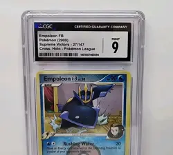 CGC 9 Empoleon FB 27/147 Pokemon Supreme Victors Cross Holo Graded Mint Card - Image 2