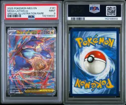 2025 POKEMON MEGA EVOLUTION SPECIAL ILLUSTRATION RARE #181 MEGA LATIAS EX PSA 9 - Image 3