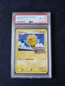 PSA 8 zapdos 8/16 pokemon rumble - Image 1