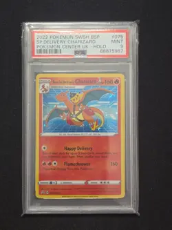 PSA 9 MINT Special Delivery Charizard Sword & Shield Blackstar Promo SWSH075 - Image 1