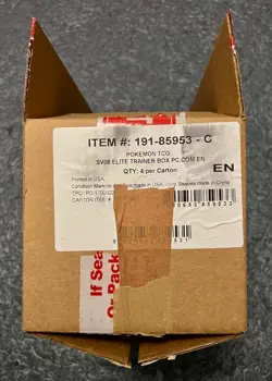 Pokemon Center ETB Case - SV08 Surging Sparks ETB - Empty Box - Fast Ship ✅ - Image 1