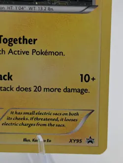 Pokemon TCG 2016 XY Black Star Promo Rare Holo Pikachu XY95 - Image 5