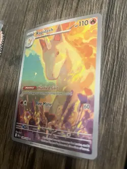 Rapidash 189/182 Sv10: Destined Rivals Holo Rare Pokemon TCG Illustration - Image 3