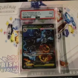 Pokemon Mega Charizard X EX Special Art Rare Holo M2 110/080 PSA 9 Japanese - Image 1