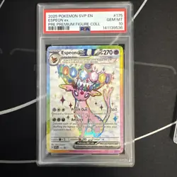 2025 POKEMON SVP EN-SV PROMO #175 & 176 ESPEON & UMBREON SET PSA 10 - Image 1