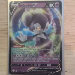 Pokemon Indeedee V 039/072 Shining Fates Holo Ultra Rare Ability 180HP - Image 1