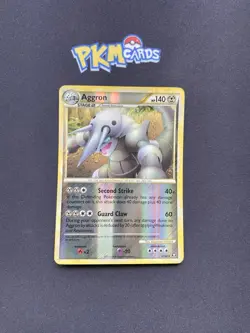 Pokemon TCG Aggron Triumphant 1/102 Reverse Holo Rare MP. - Image 1