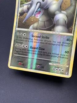 Pokemon TCG Aggron Triumphant 1/102 Reverse Holo Rare MP. - Image 2