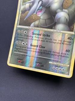 Pokemon TCG Aggron Triumphant 1/102 Reverse Holo Rare MP. - Image 3