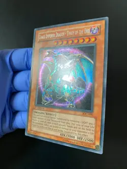 YU-GI-OH! CHAOS EMPEROR DRAGON SECRET RARE IOC-000 1ST EDITION ENGLISH NM/EX - Image 2