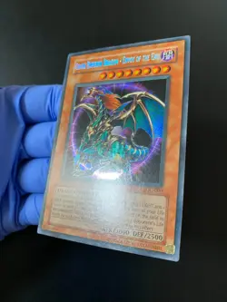 YU-GI-OH! CHAOS EMPEROR DRAGON SECRET RARE IOC-000 1ST EDITION ENGLISH NM/EX - Image 3