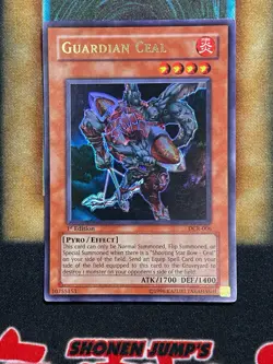 Yugioh Guardian Ceal DCR-006 Ultra Rare 1st Ed LP - Image 1