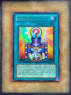 Yugioh Question PGD-104 Ultra Rare NM - Image 1