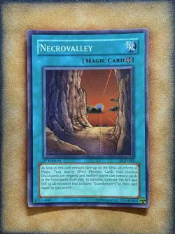 Yugioh Necrovalley PGD-084 Super Rare 1st Ed MP - Image 1
