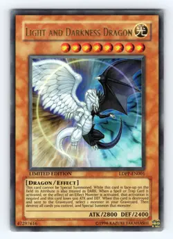 Yugioh Light and Darkness Dragon LDPP-EN001 Ultra Rare - VLP-NM 💎 - Image 1