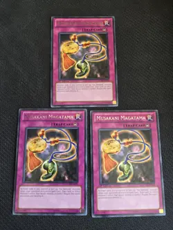 3x Musakani Magatama x3 STOR-EN074 Rare 2x 1st Edition NM Playset Yugioh - Image 1