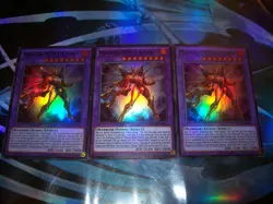 3x Masked HERO Atomic 1st Edition Super Rare MZMU-EN016 Yu-Gi-Oh! - Image 1