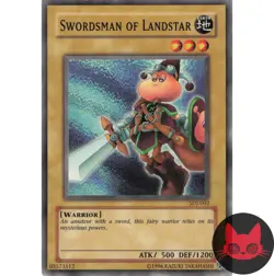 Yugioh Swordsman of Landstar SDJ-002 Common NM - Image 1