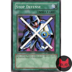 Yugioh Stop Defense DB1-EN128 Common NM - Image 1