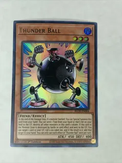 Yu Gi Oh Thunder Ball (BLCR-EN004) 1st edition (NM) - Image 1