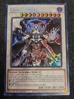 Konami Yu-Gi-Oh! Chaos Angel CYAC-EN044 Secret Rare Cyberstorm Access 1st Ed LP - Image 1