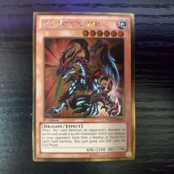 Des Volstgalph PGLD-EN061 Gold Rare 1st Edition Yugioh ~ MP - Image 1
