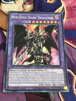 YUGIOH RED-EYES DARK DRAGOON SECRET RARE RA02-EN021 - Image 1