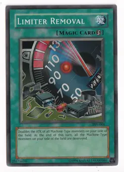Yu-Gi-Oh TCG Limiter Removal PSV-064 Unlimited Super Rare Card NM - Image 1