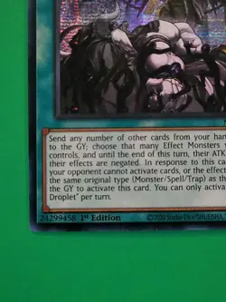 Yugioh! Forbidden Droplet - MP22-EN254 - Prismatic Secret Rare - 1st Edition - Image 2