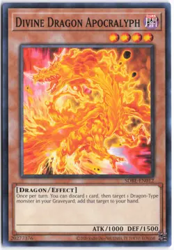 Yugioh - Divine Dragon Apocralyph SDBE-EN012 Unlimited - Structure Deck: Saga - Image 1