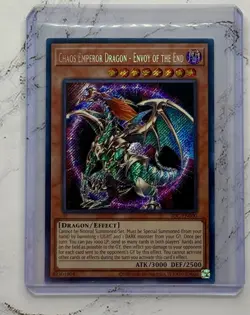 Chaos Emperor Dragon - Envoy of the End IOC-EN000 25th Anniversary Secret Rare - Image 1