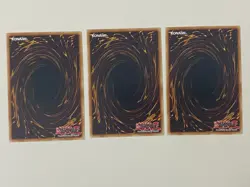 Yugioh Fiend's Sanctuary x 3 - 1st Edition Rare LP - Plus Free Holographic Card - Image 2