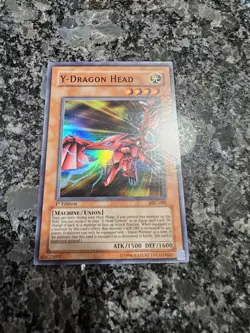 Yugioh Y-Dragon Head MFC-005 Super 1st Edition - Image 1