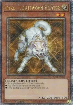 Yugioh! Ryko, Lightsworn Hunter - RA02-EN003 - Quarter Century Secret Rare - 1st - Image 1